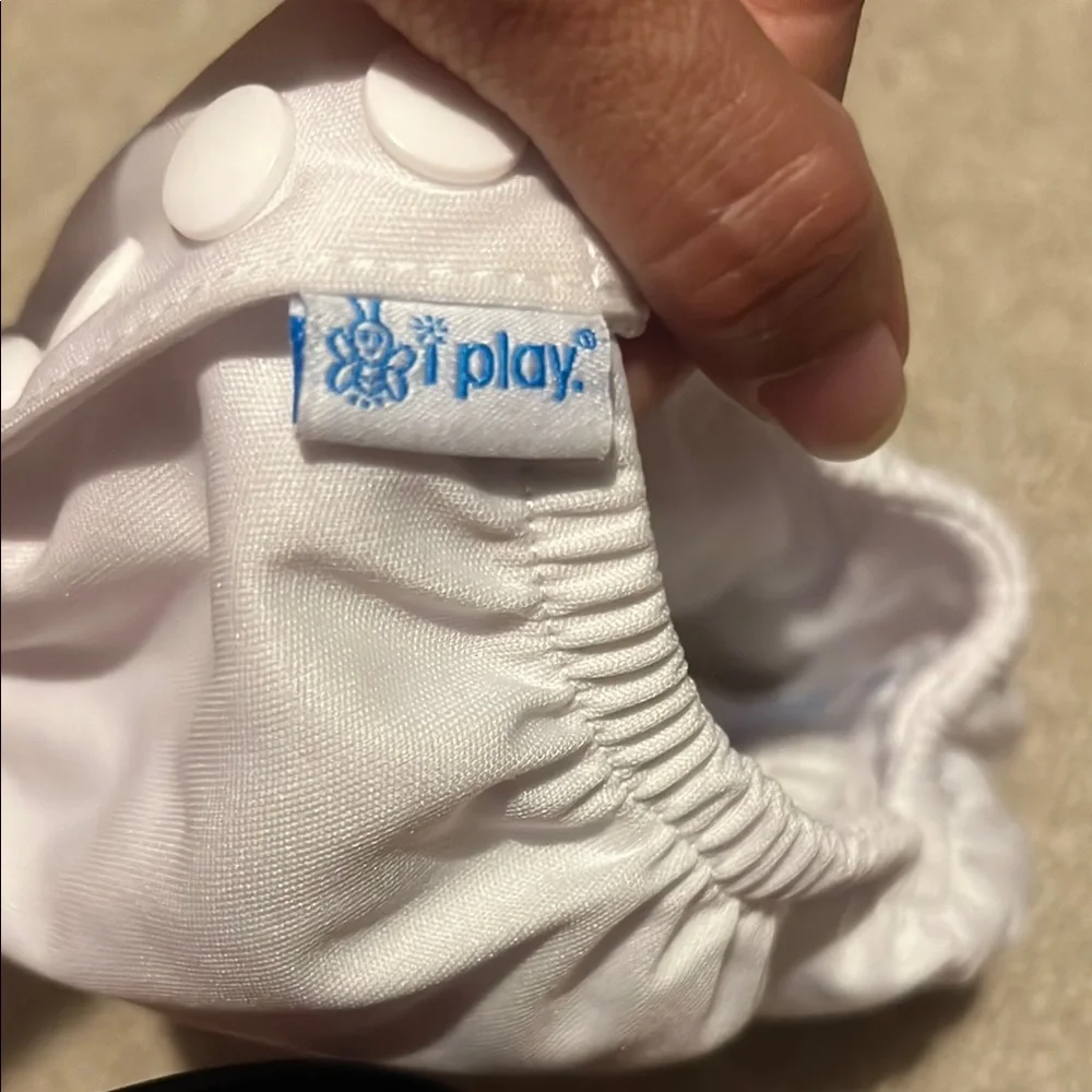 i play. White Diaper Covers Soft Cotton Accessories